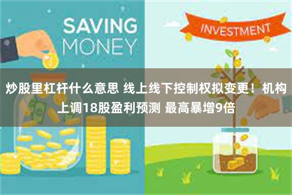 炒股里杠杆什么意思 线上线下控制权拟变更！机构上调18股盈利预测 最高暴增9倍