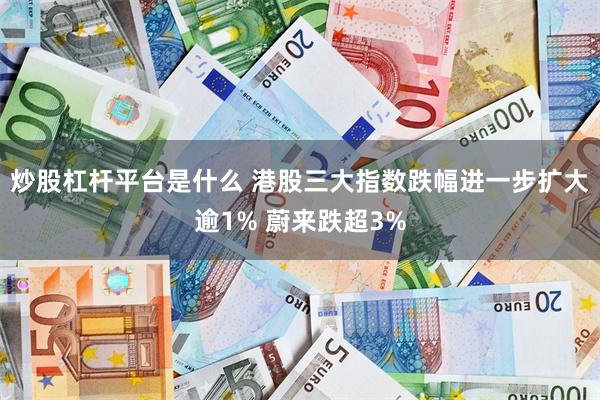 炒股杠杆平台是什么 港股三大指数跌幅进一步扩大逾1% 蔚来跌超3%